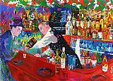 Frank at Rao's by Leroy Neiman
